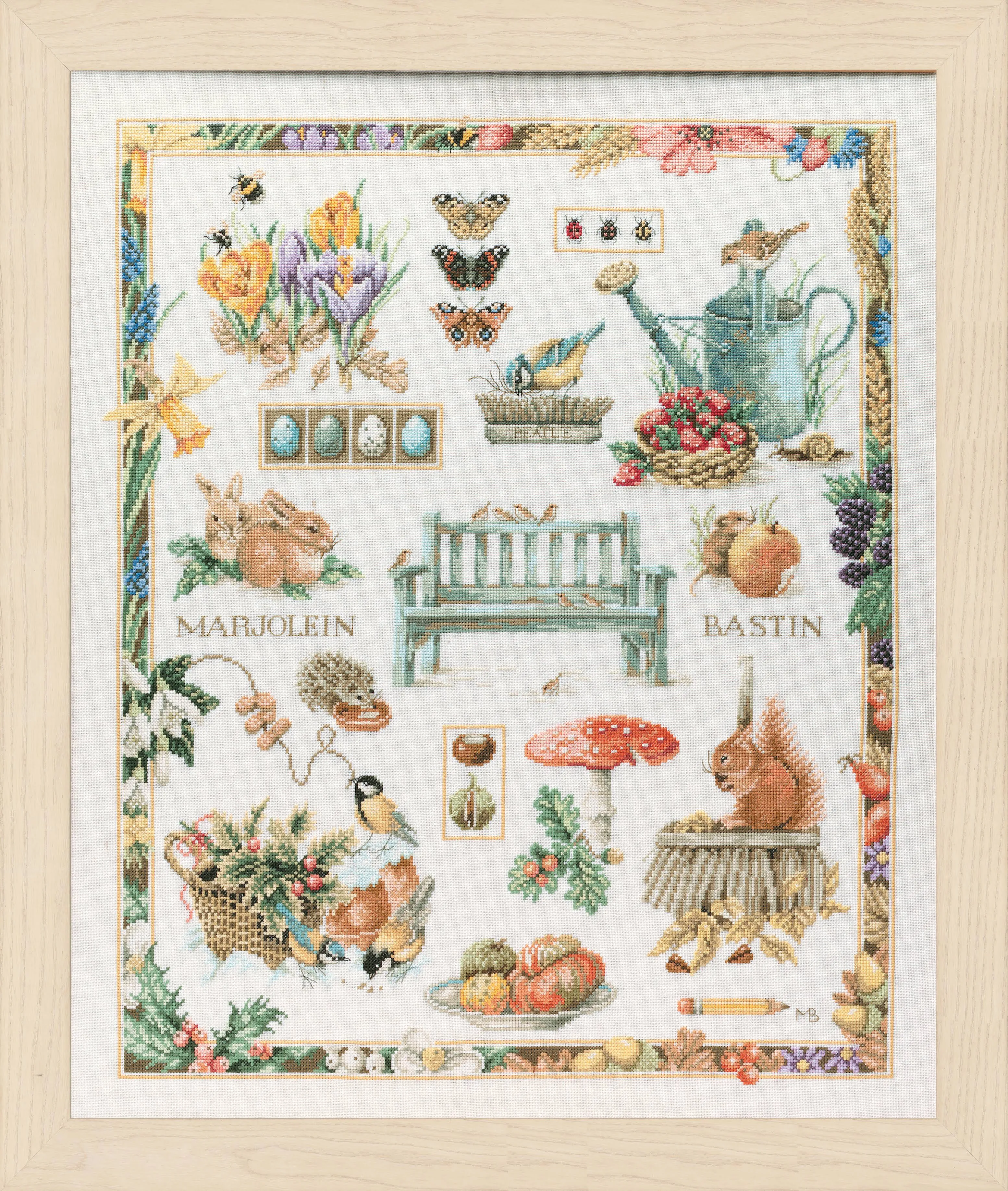 Collage Cross Stitch Kit By Lanarte