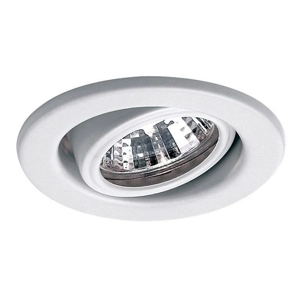 2.5 LOW Volt GY5.3 White Recessed Lighting, Commercial and Residential Lighting