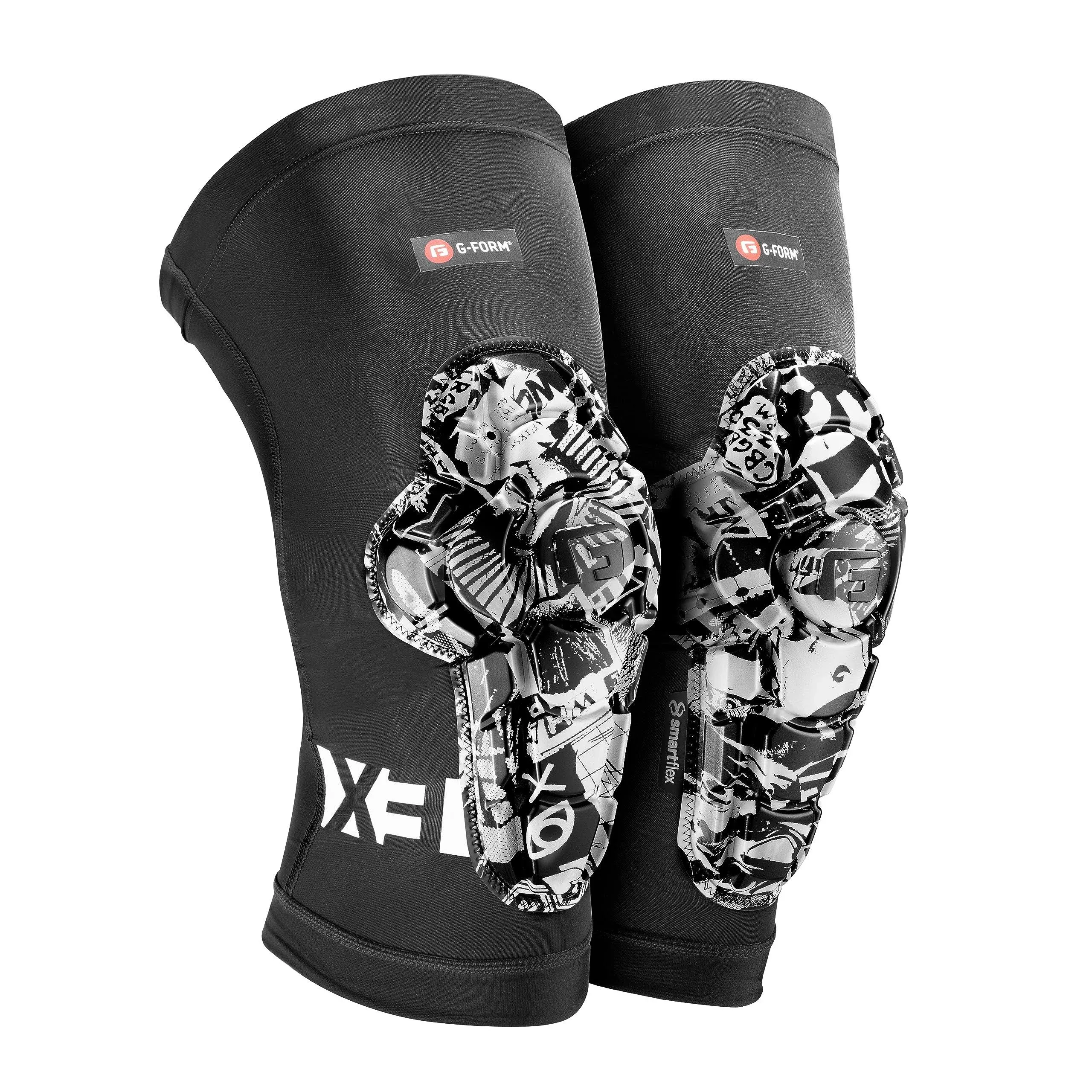 G-Form Pro-X3 Mountain Bike Knee Guards - Biking Knee Guards for Athletes - Knee Compression Sleeve for Mountain Biking & More - Protection Pads for Knee Support