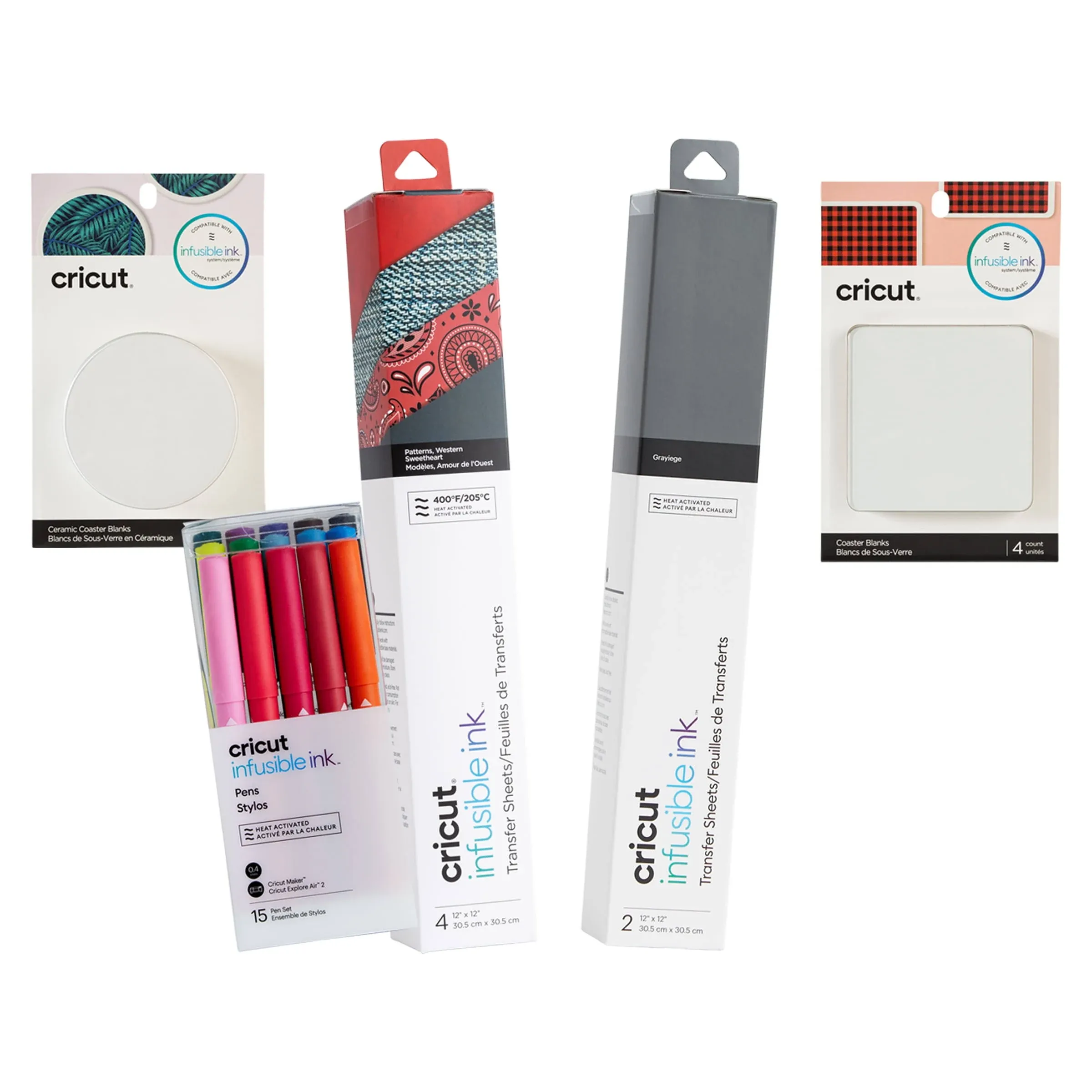 Cricut Coasters Infusible Ink Bundle, Assorted