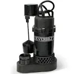 Everbilt 1/4 HP Aluminum Sump Pump Vertical Switch HDSP25V