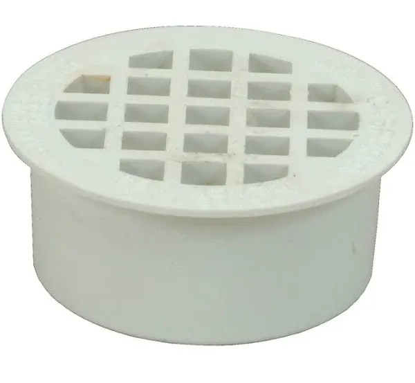 PROFLO PF42835 4" PVC All Plastic Snap-In Drain White