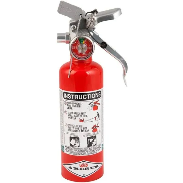 Axia Alloys Amerex 1.4lb Halotron Extinguisher A384T - Red - AM1.4H-R