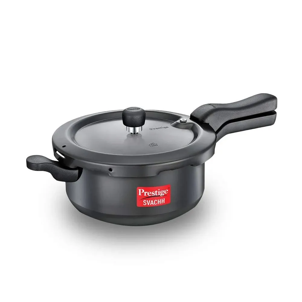 Prestige Svachh3.5 Pressure Cooker, 3.5 Liter, Hard Anodized