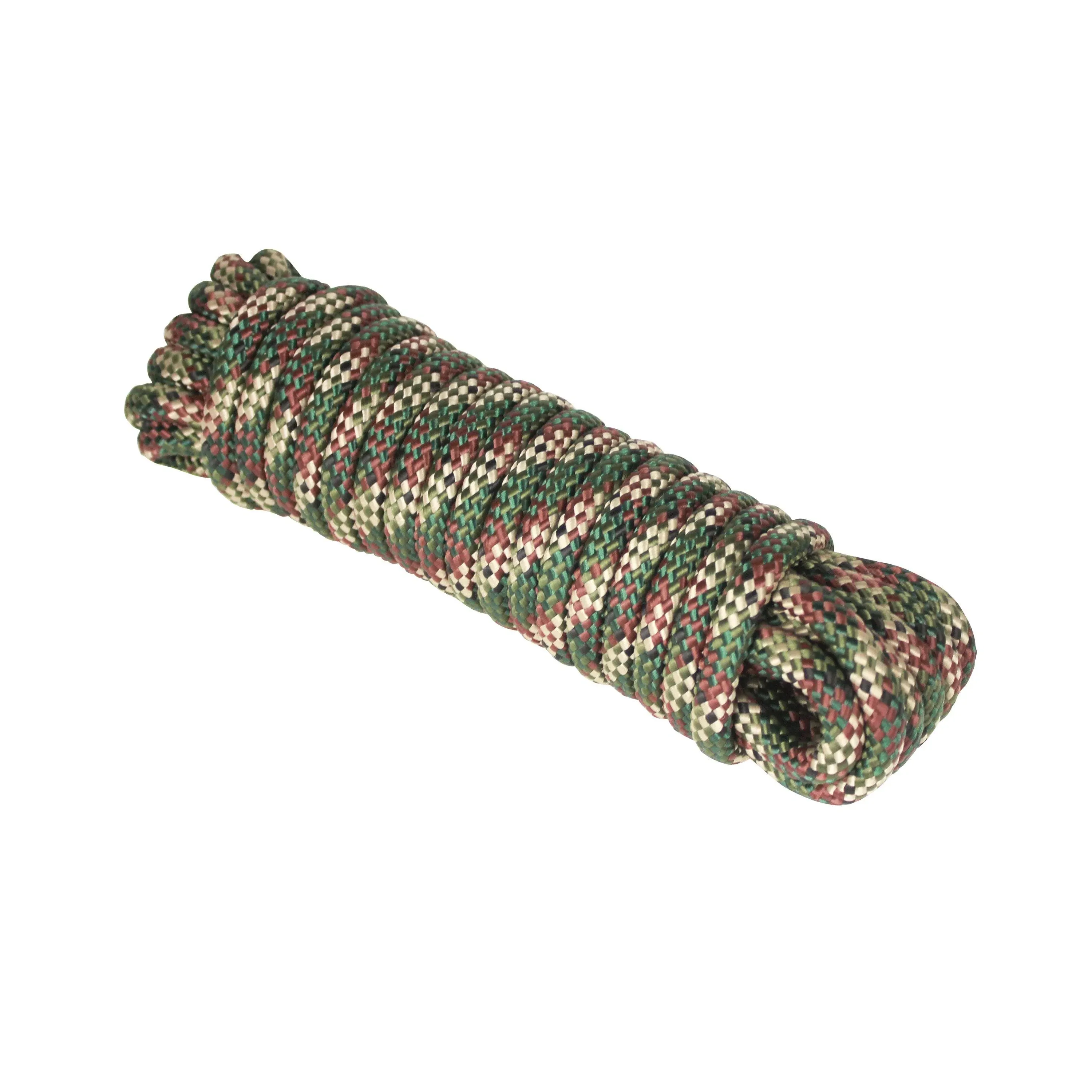 Extreme Max 3008.0382 16-Strand Diamond Braid Utility Rope - 3/8" x 25', Camo