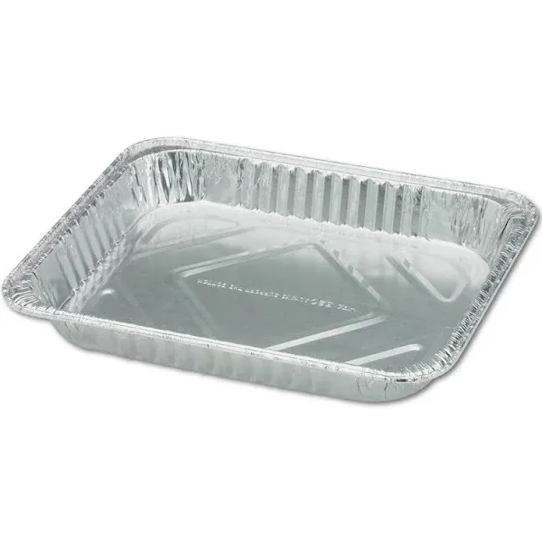 Handi-foil Half Size Aluminum Steam Table Shallow Pan, 100 ct