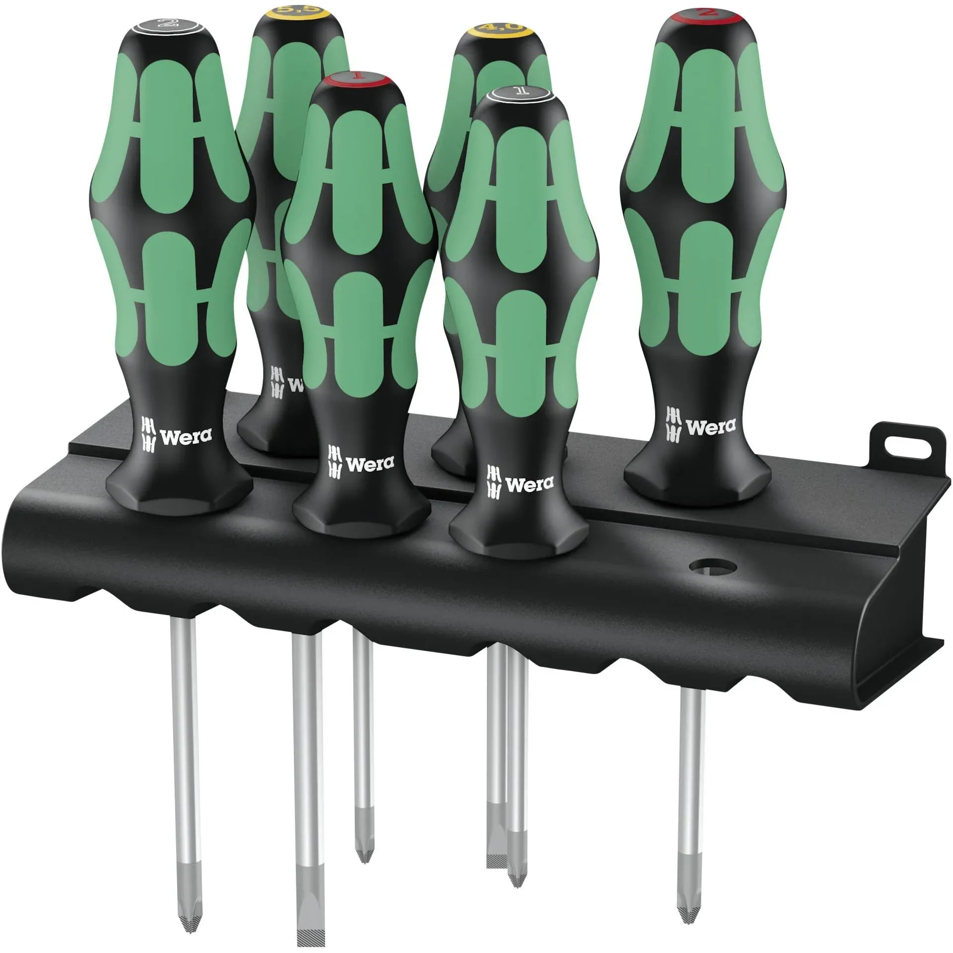 Wera Screwdriver Set Kraftform Plus Lasertip And Rack (6-Piece)