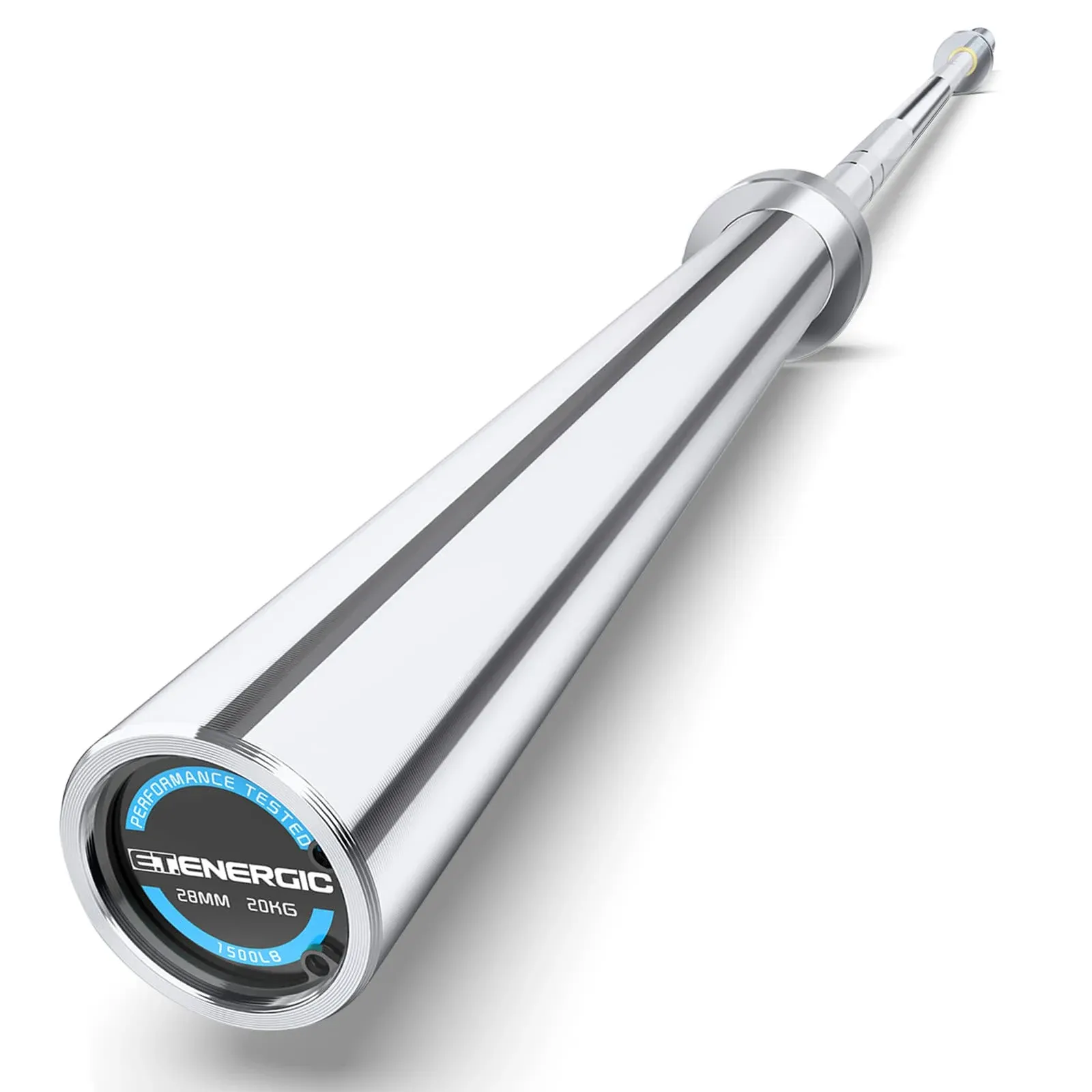 E.T.ENERGIC Olympic Barbell Bar 7-Foot Load 1500-lbs Capacity Available for ...