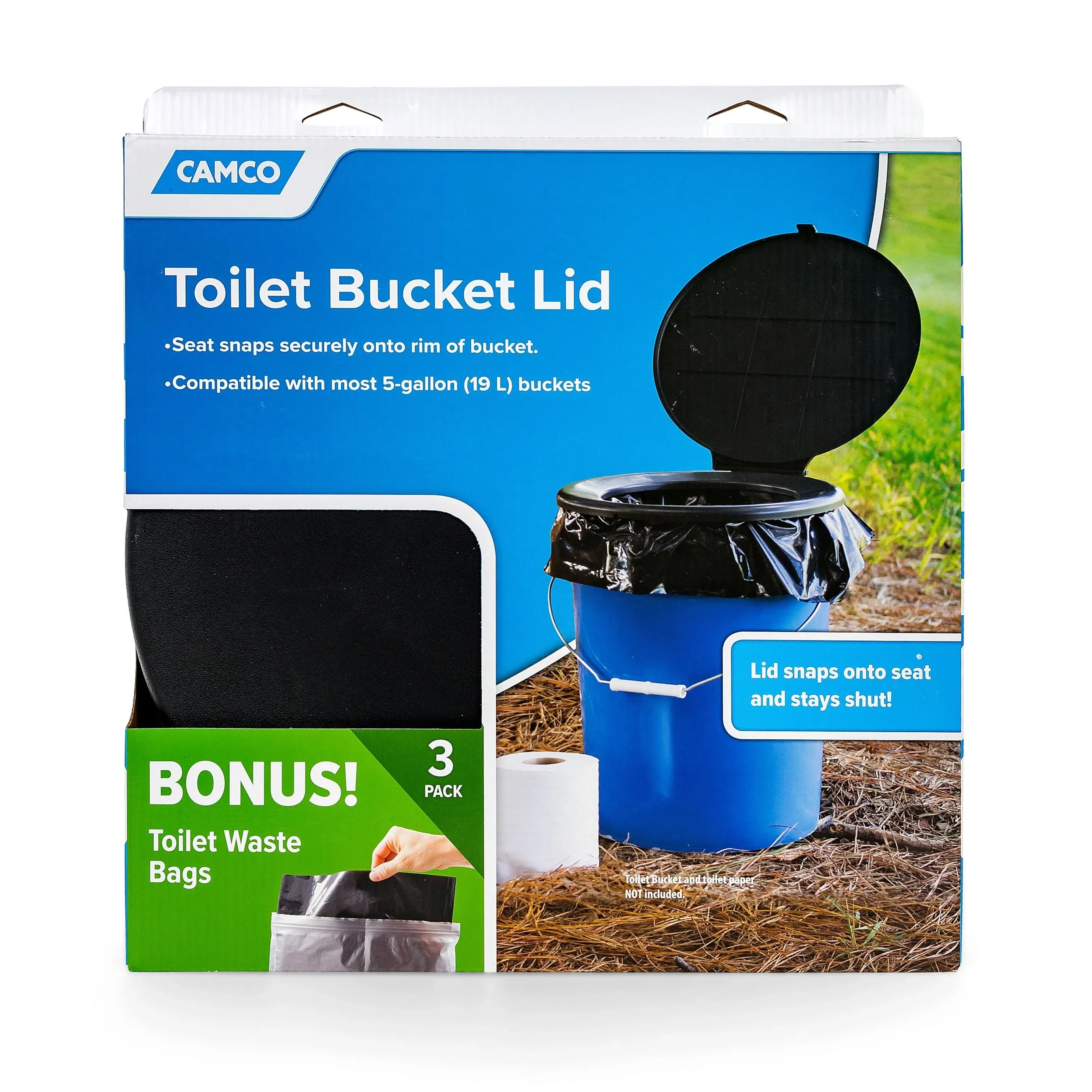 Camco Toilet Bucket Seat Lid