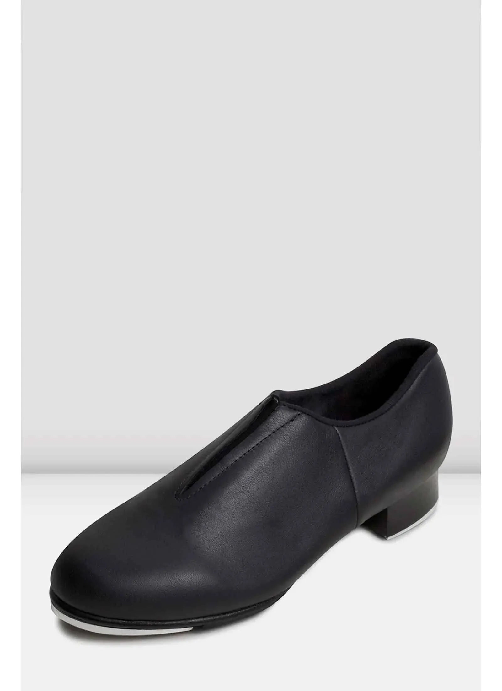 Bloch Tap Flex Slip-On Black Leather Tap Dance Shoes womens 7