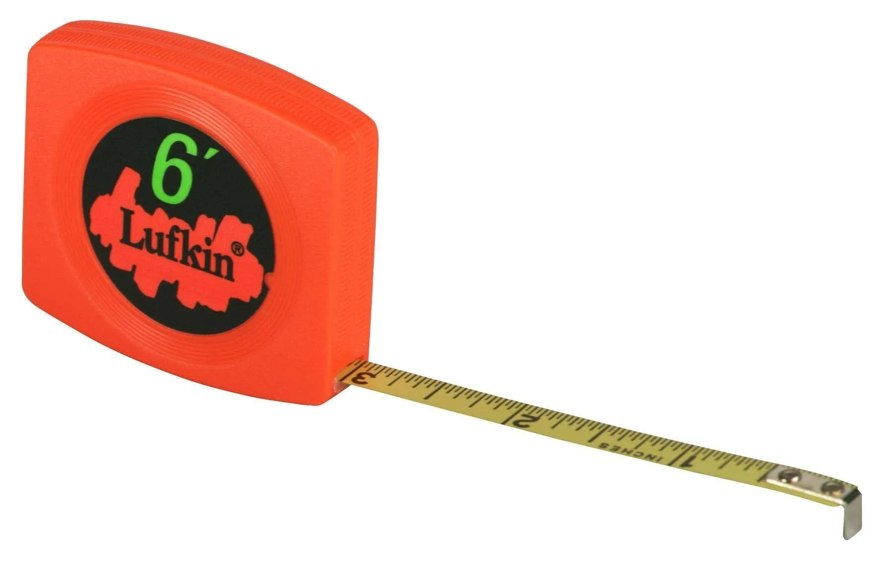 Lufkin W616BO 1/4 in. x 6 ft. Pee Wee Hi-Viz Pocket Tape Measure