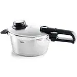 Fissler Vitavit Premium Pressure Cooker with Steamer Insert - 2.6qt.