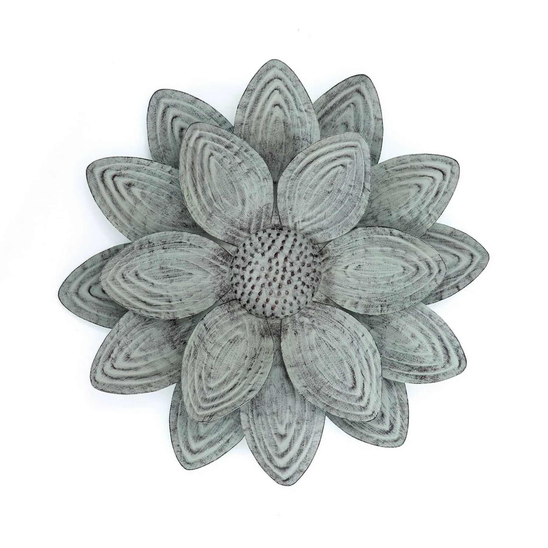 Habitat Décor Shasta Green Floral Metal Wall Art