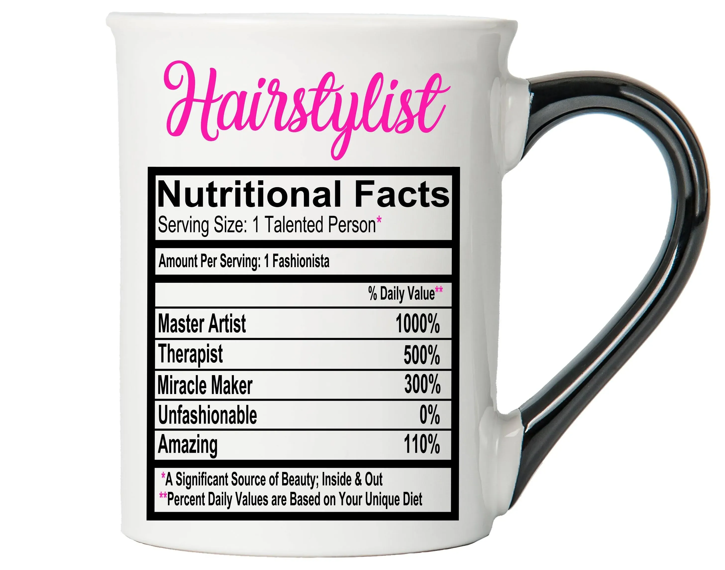 Cottage Creek Hairstylist Mug, 16 oz, Ceramic, Microwave Safe, Great for Home, Hair Stylist Gift