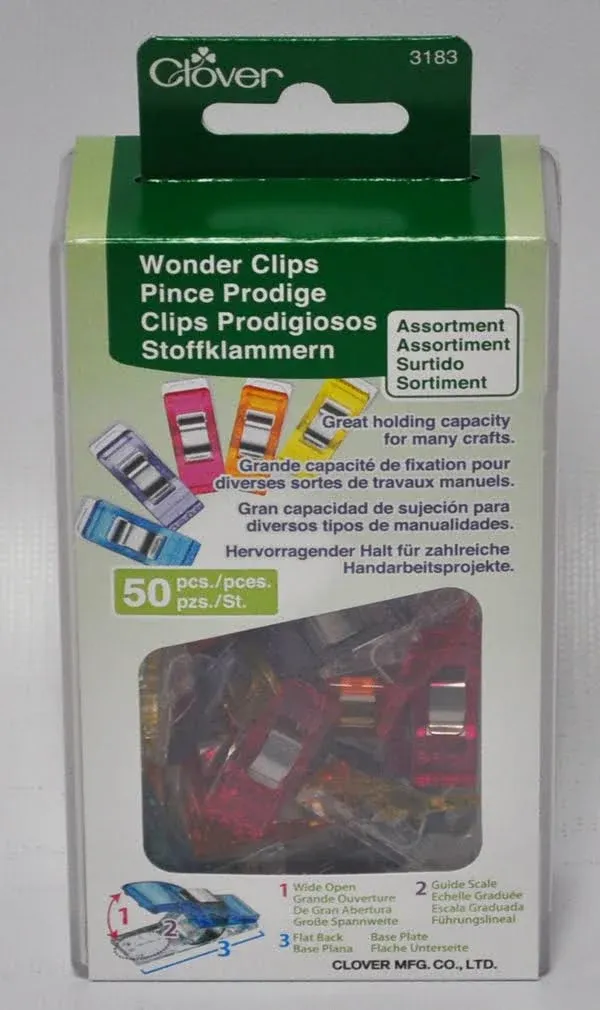 Wonder Clips Assorted Colors 50 pc