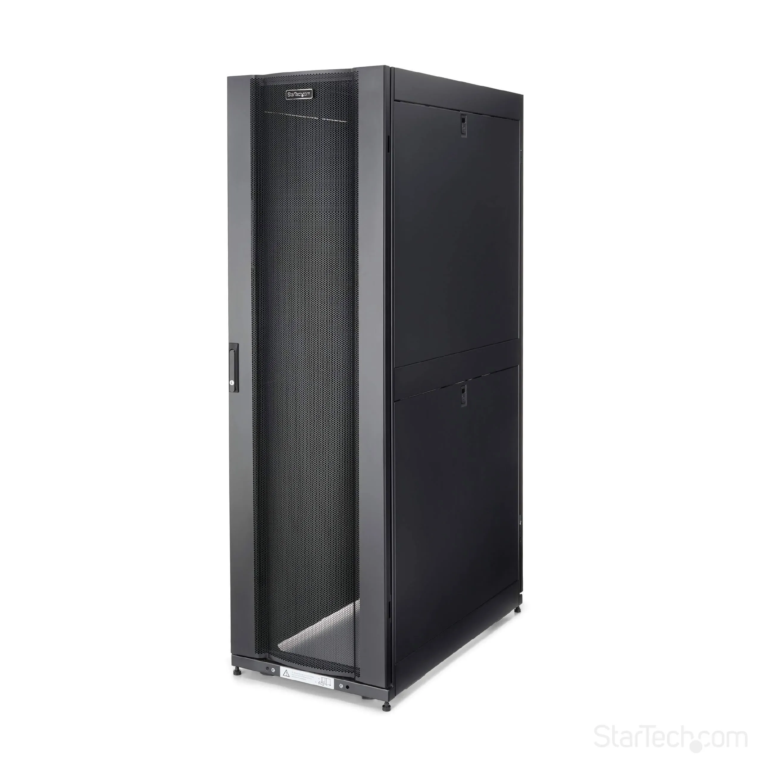 StarTech.com 4-Post 42U Server Rack Cabinet, 19" Data Rack Cabinet for IT Equipment Mount, Full Size Network Cabinet Storage