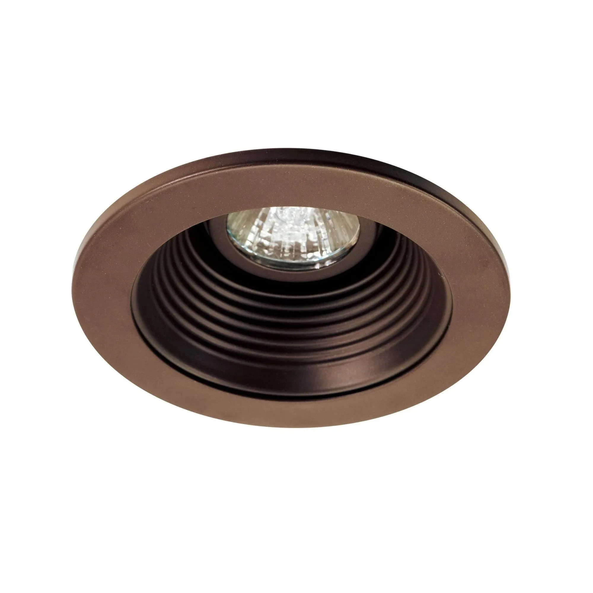 NICOR 4 Inch Oil-Rubbed Bronze Recessed Baffle Trim For MR16 Bulb (14002OB-OB)