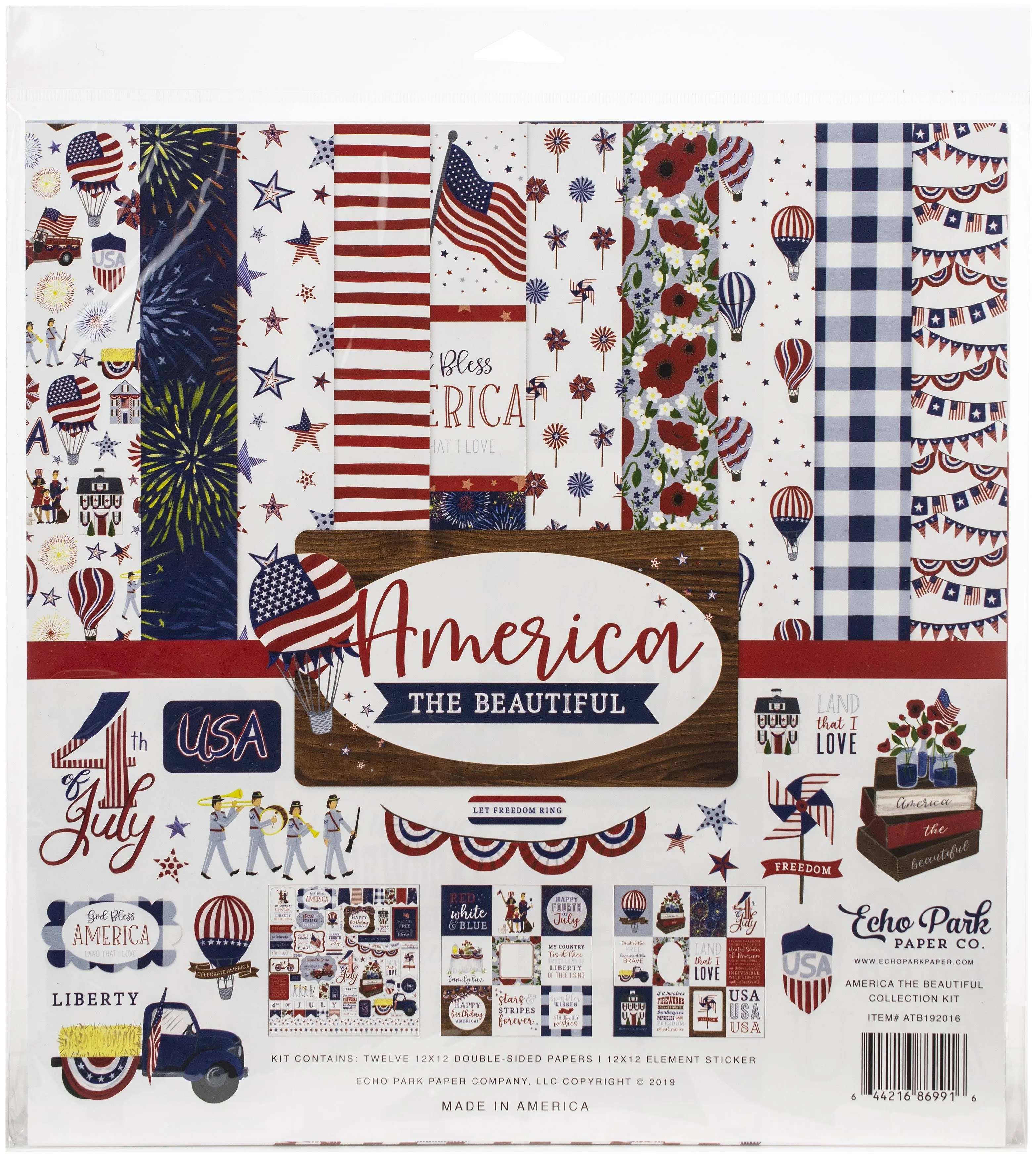 Echo Park - America The Beautiful - 12x12 Collection Kit