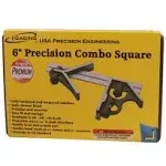 iGaging 3 Pc. 6" Precision Combination Square & Center Finder Head 4R Blade - 34-206-3