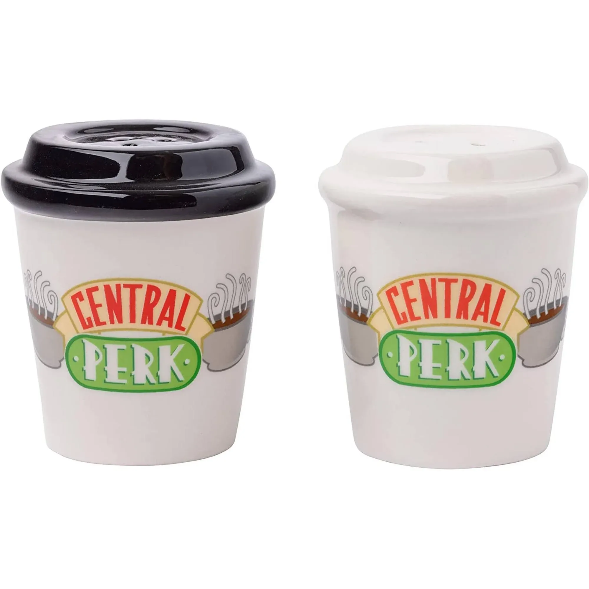 Silver Buffalo Friends Central Perk To-Go Cups Ceramic Salt and Pepper Shaker