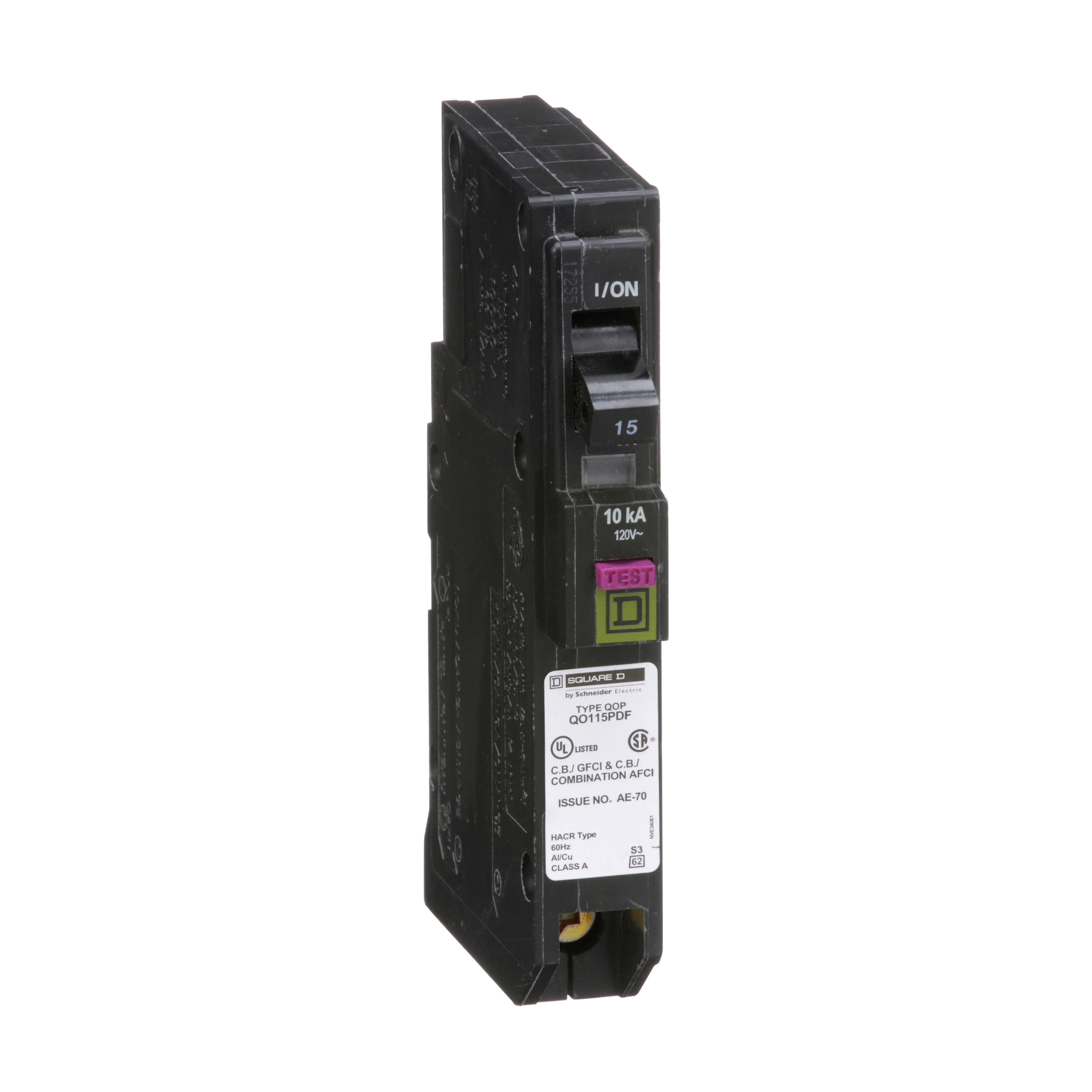 Square D QO115PDF Miniature Circuit Breaker