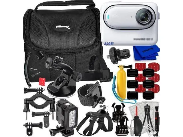 Insta360 Go 3 Action Camera (64GB) - 14pc Accessor Bundle