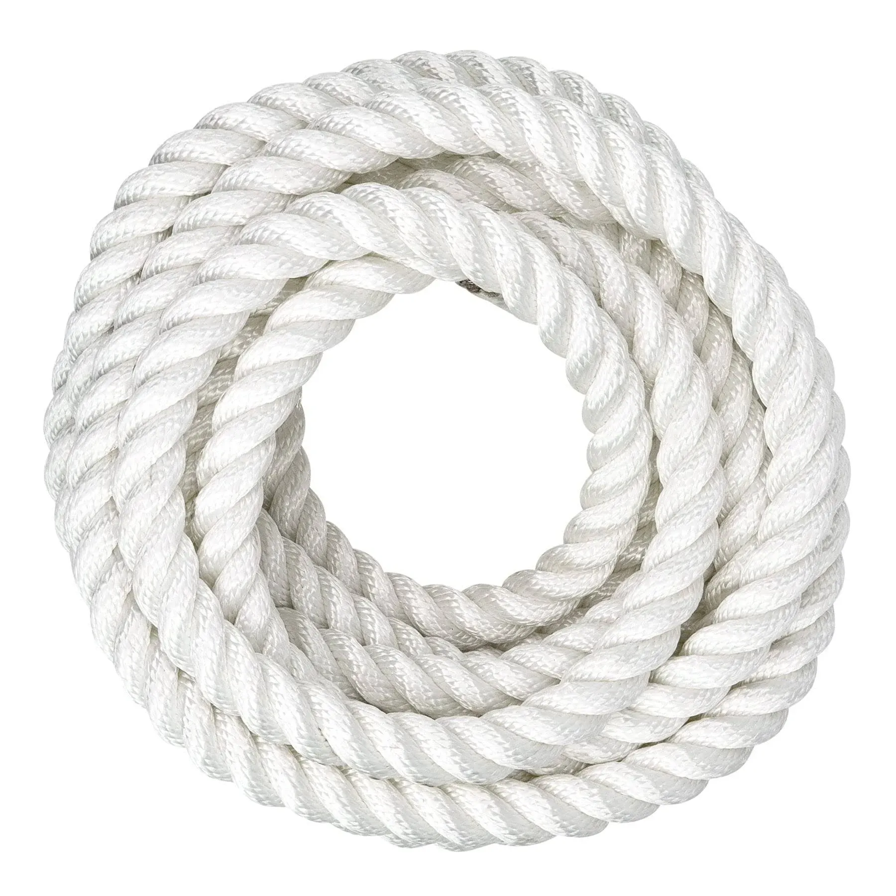 Twisted Nylon Rope | 5/8 in | 100 ft | White | Rope & Cord Superstore | Sgt Knots