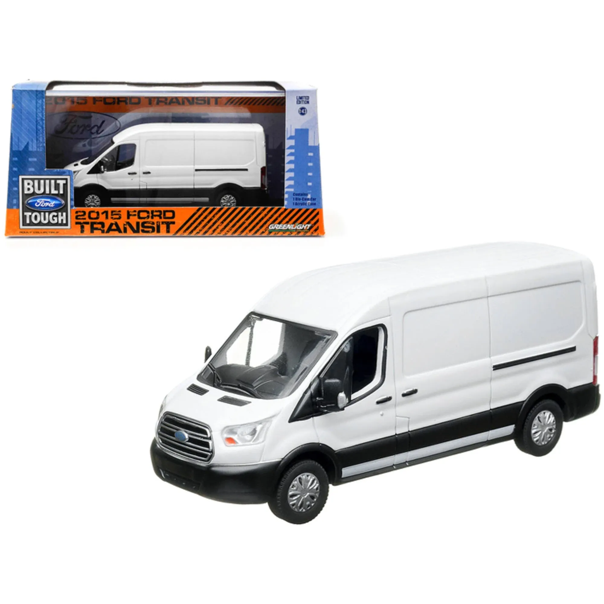 2015 Ford Transit (v363) Van Oxford White 1/43 Diecast Model by Greenlight