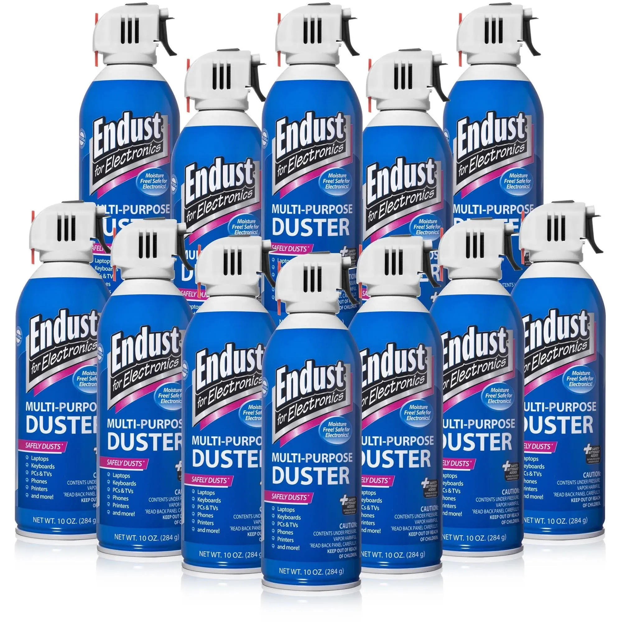 Endust for Electronics 11384p12 10oz Duster with Bitterant 152 12 Pack