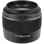 YN50mm F1.8S Lens, Larege Aperture, APS-C AF/MF USB for Sony Cameras Black