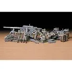 Tamiya German 88mm Gun Flak 36/37 - Plastic Model Military Diorama Kit - 1/35