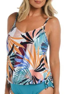 Side Tie Tankini Swimsuit Top