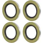 Xspeedonline Pack of 4 10-36-LOTOF4 Double Lip Grease Seals 2.25 x 3.371 Compatible for Dexter 010-036-00, for TruRyde GS-2250DL, for Texcom 22333TBN