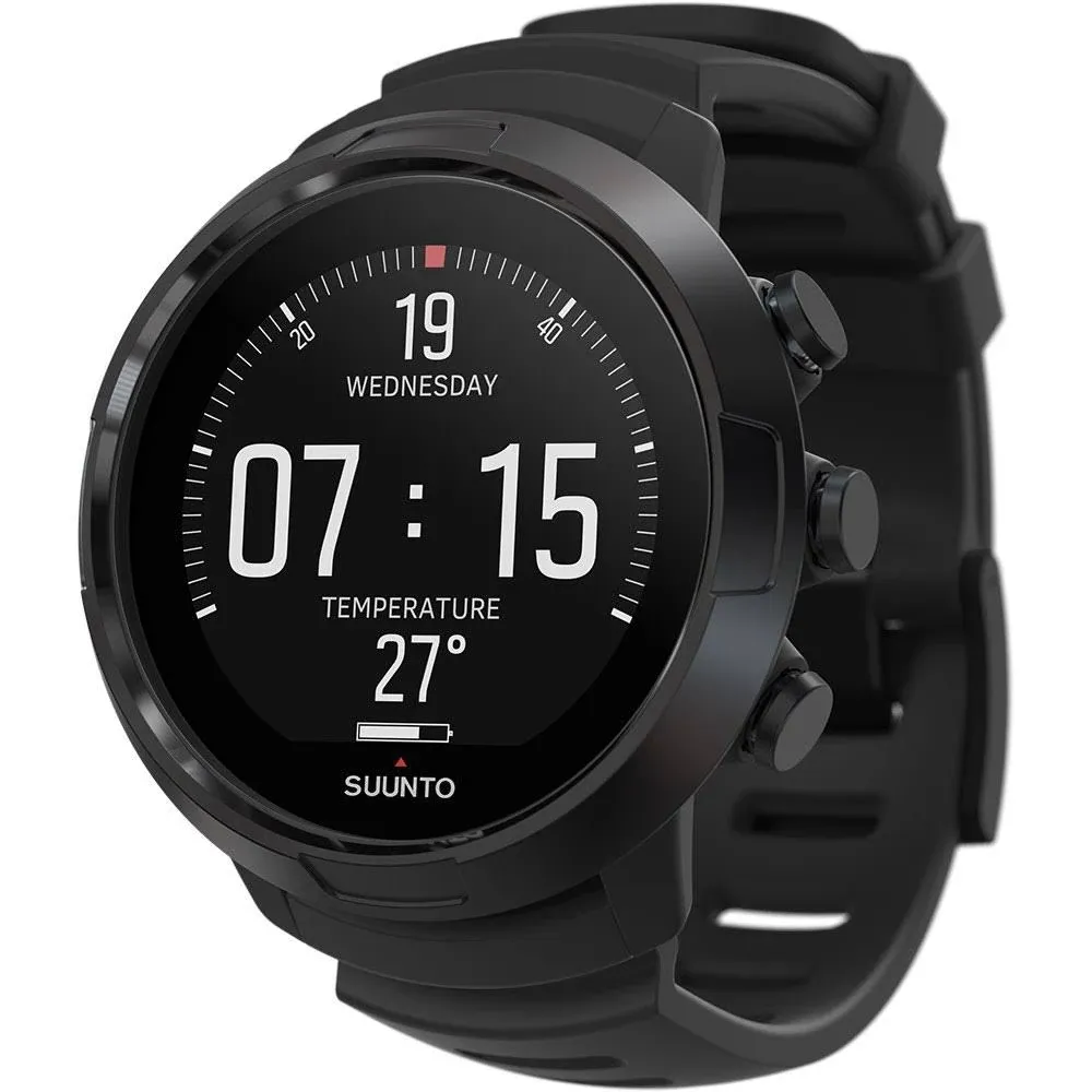 Open Box Suunto D5 All Black Dive Computer with Color Screen And Exchangeable Straps