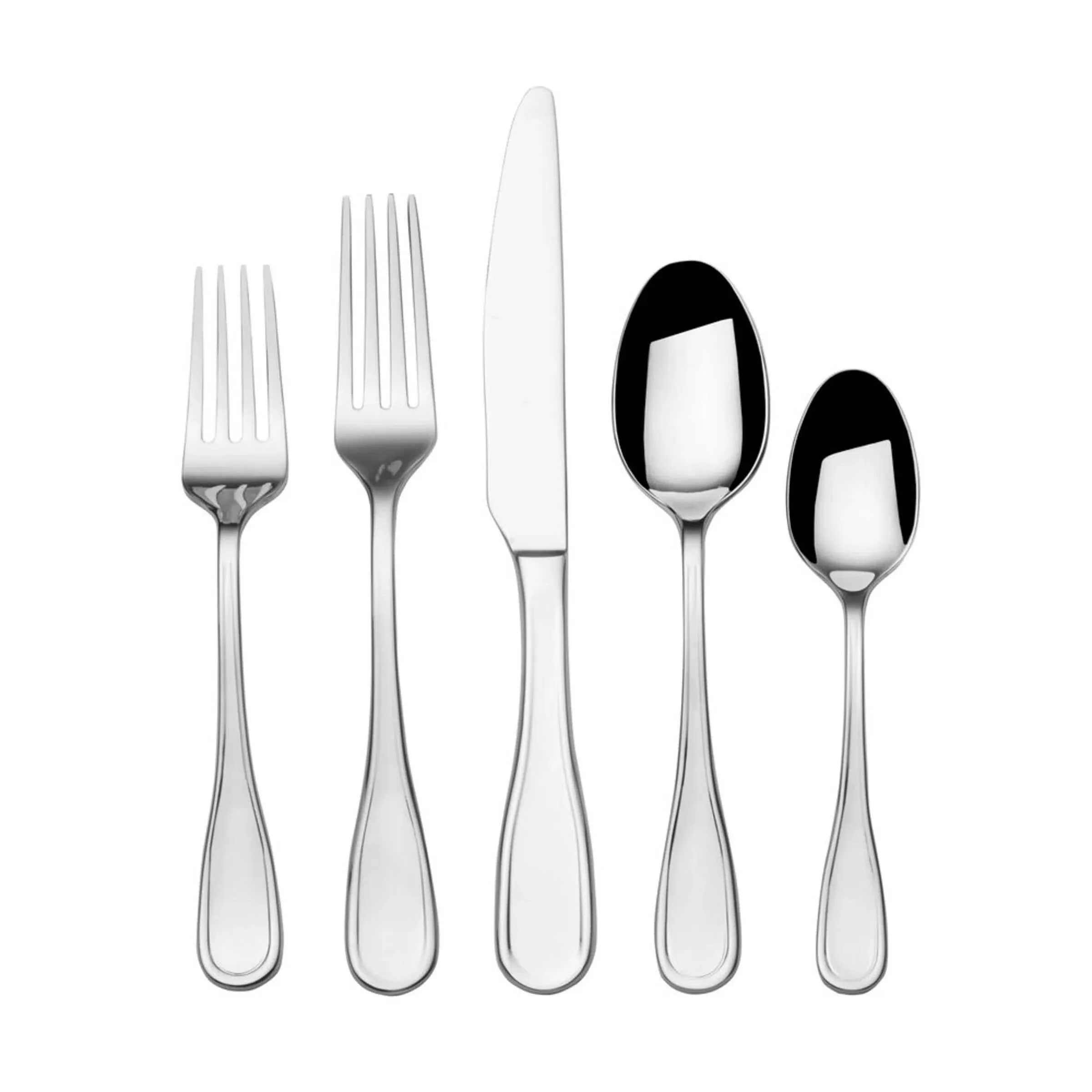 Everyday Bistro Classic 20 Pieces Flatware Set In Stainless