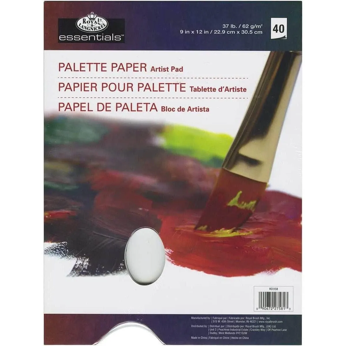 Essentials Palette Artist Paper Pad 5"x7" 35 Sheets