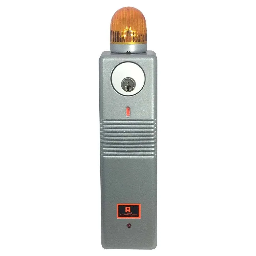 Alarm Lock Exit Door Alarm,95dB,Metallic Silver PG21MSS