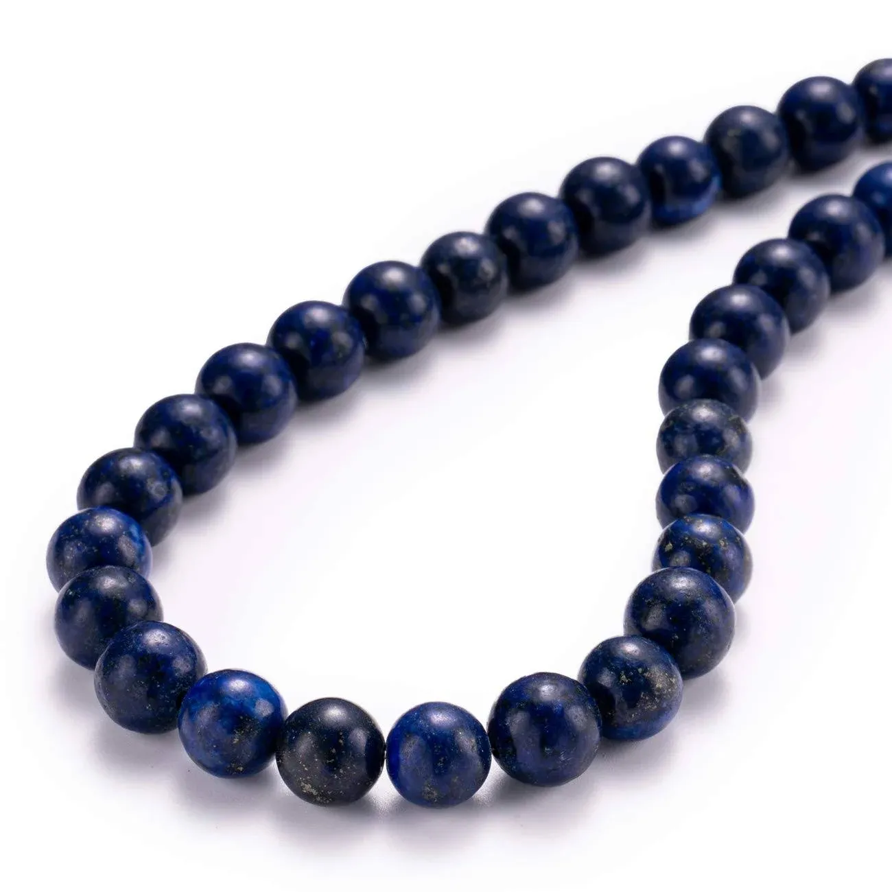 BEADIA Natural Lapis Lazuli Stone Round Loose Semi Gemstone Beads for Jewelry ...