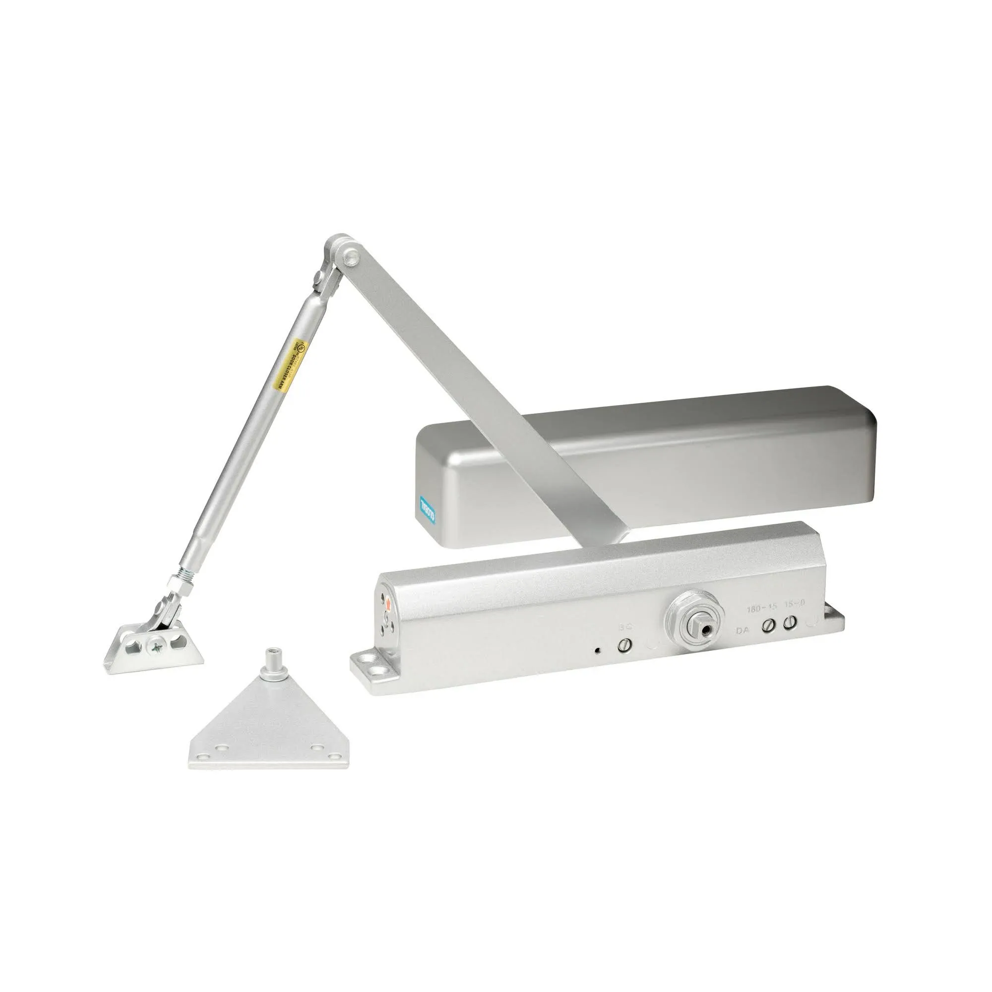 Commercial Full Cover ADA Door Closer in Aluminum - Sizes 1-4