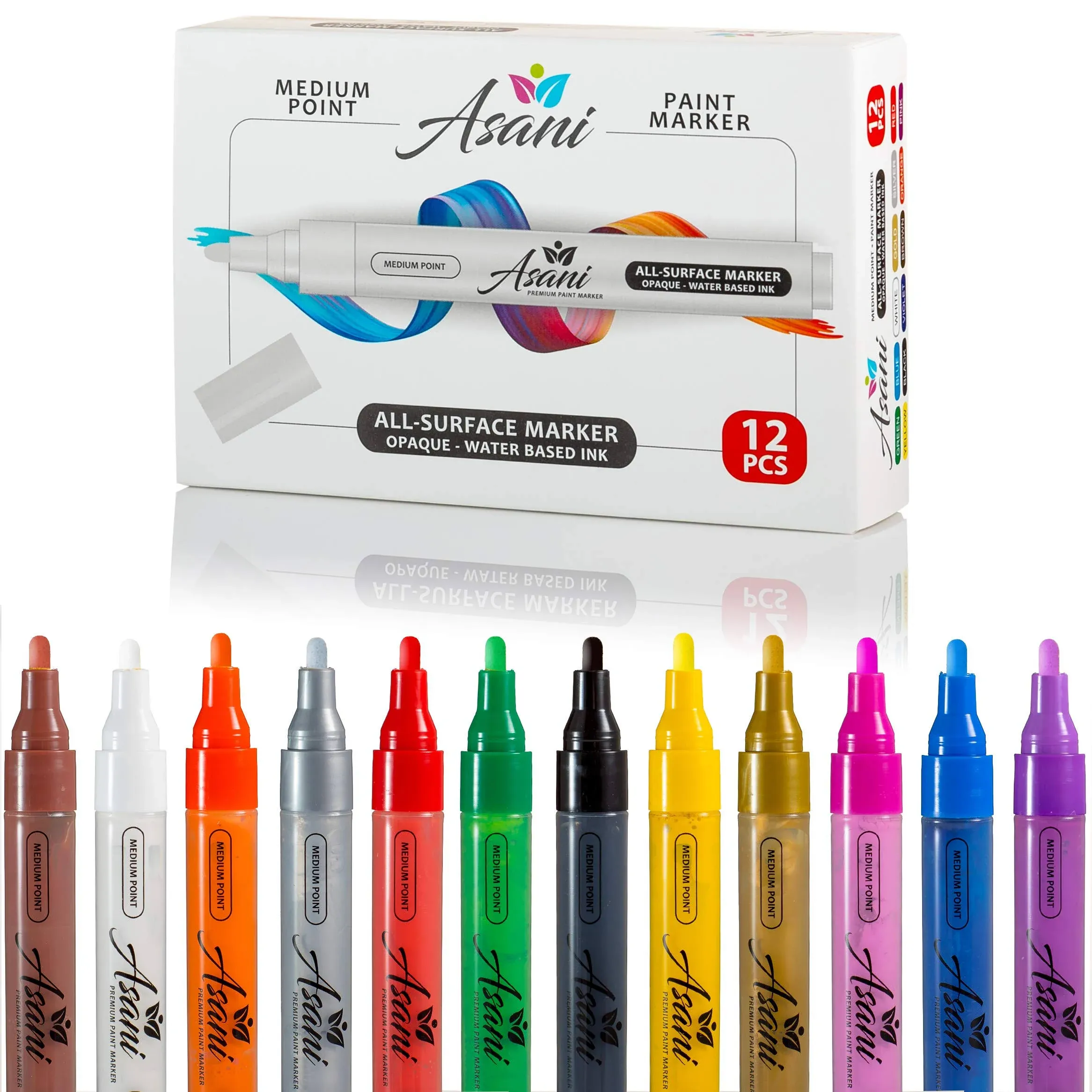 Paint Markers on Almost Anything Never Fade Quick Dry and Permanent, Attom Tech ...