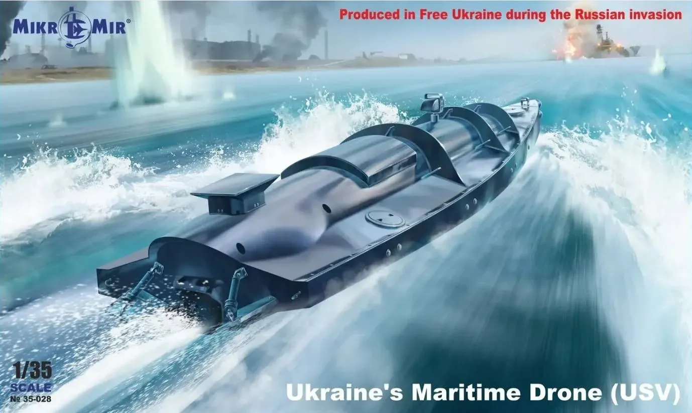 Ukraine&#039;s Maritime Drone (USV) Plastic model kit scale 1/35 Mikro Mir 35-028