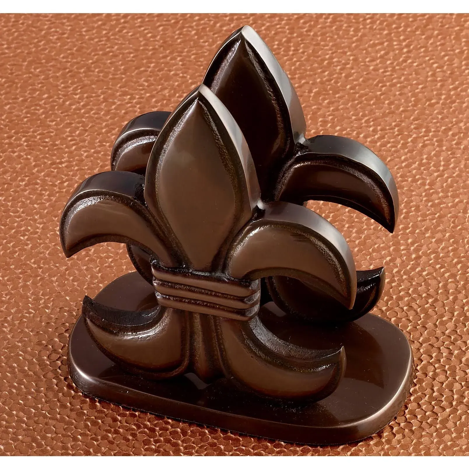 Elegant Bronze Fleur de Lis Napkin Holder Bronze