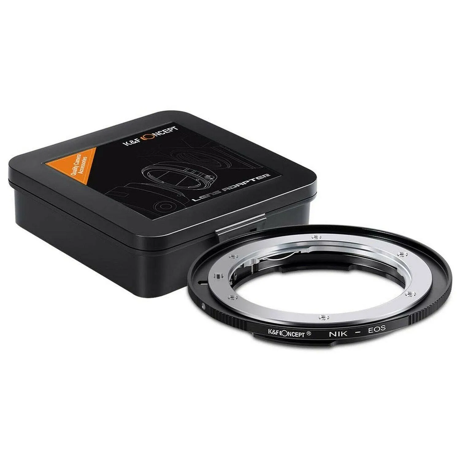 K&F Concept Lens Mount Adapter For Nikon F/AF AI Lens to Canon EOS EF EF-S Mount  | eBay