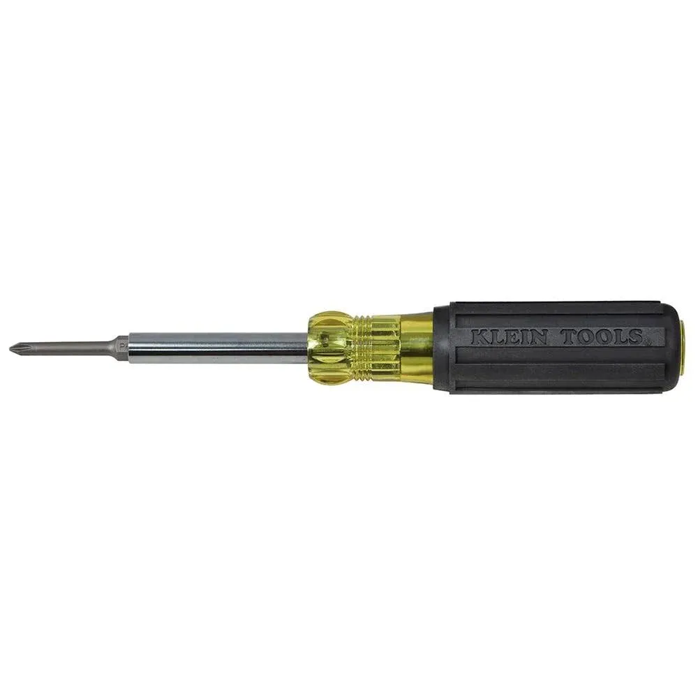 Klein Tools 32559 Multi-bit Screwdriver / Nut Driver, Extended Reach 6-in-1 Tool