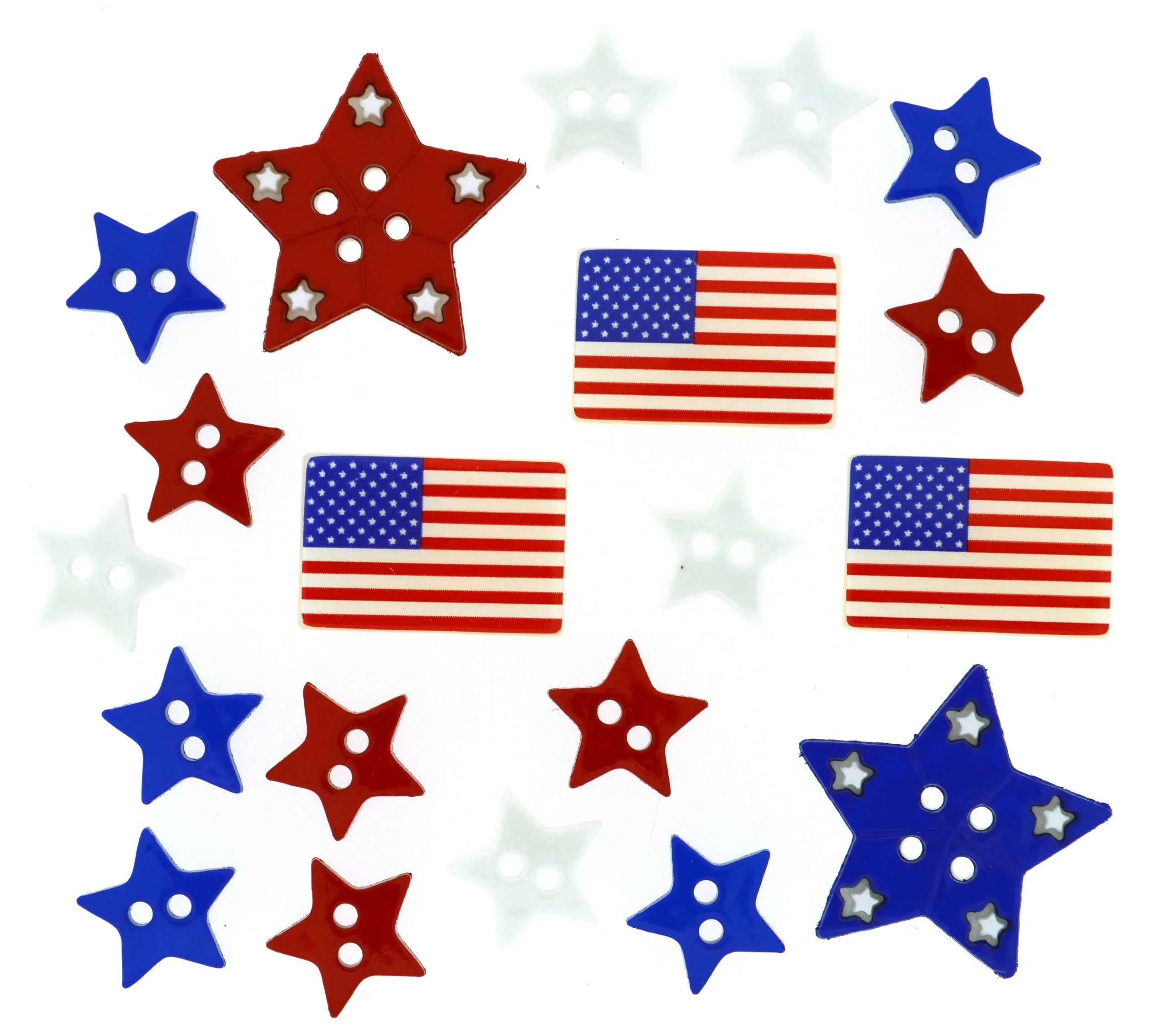 Jesse James All-American Patriotic Shapes