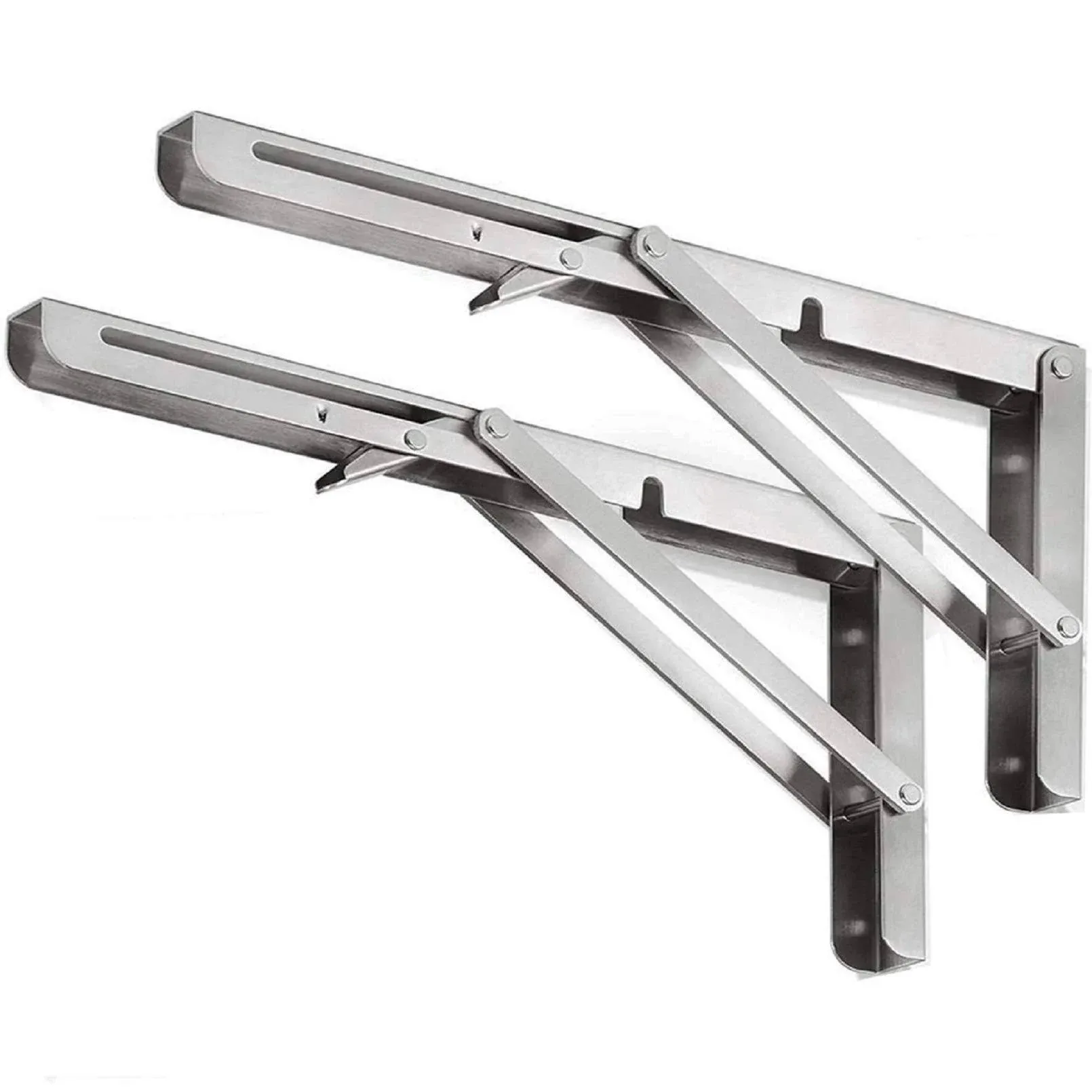 Jolitac Folding Shelf Brackets 20”, Max.Load 500 lbs, Heavy Duty Brackets ...