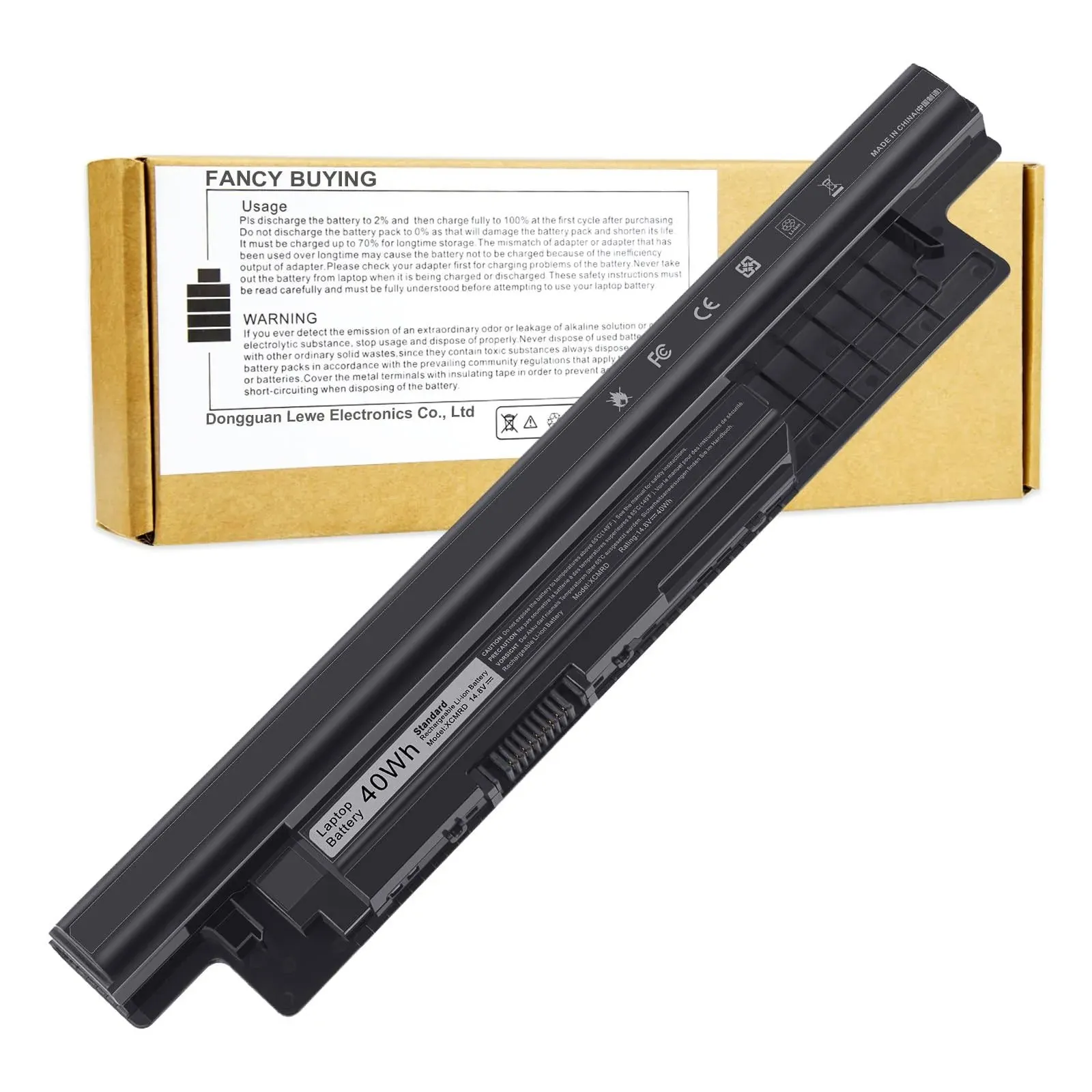 Fancy Buying 40Wh XCMRD FW1MN 4WY7C Battery for Dell 15 3000 3542 3543 3531 3541 3521 3537 15R 5537 5521 17-3737 3721 17R-5737 14 3421 3437 14R 5421 5437 Vostro 2521 2421 Latitude 3540 3440 P28F