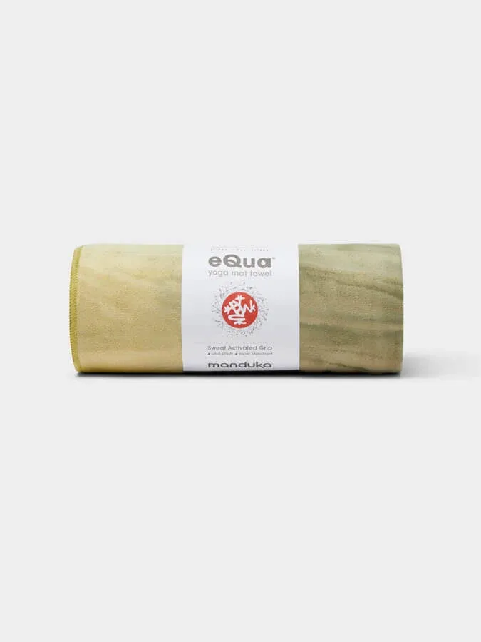 Manduka Equa Yoga Mat Towel Earth Tie Dye | Lightweight Microfiber