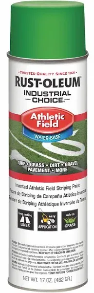 Industrial Choice 318194 Athletic Field Striping Paint, 17 Oz., Turf Green,