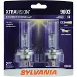 Sylvania 9003 XtraVision Halogen Headlight Bulb - 2 Pack